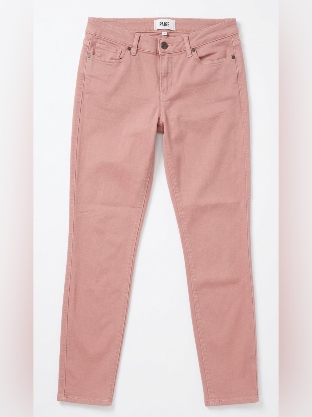 PAIGE Skinny Jeans in Dusty Pink